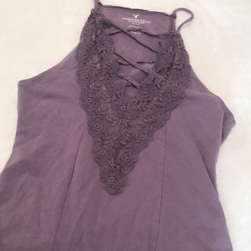 AE Purple Lace Bodysuit (never worn)